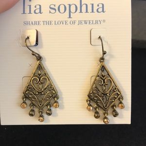 Lia Sophia Jewelry - Lia Sophia bronze earrings Lia Sophia Jewelry - Lia Sophia bronze earrings